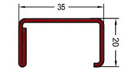 Армирующий профиль Рехау 35х20х1,5 мм Артикул 261831